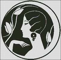 (image for) Art Deco Woman Silhouette