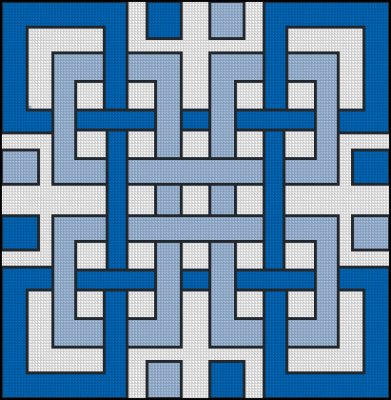 (image for) Blue Celtic Knots