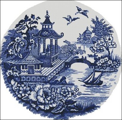 (image for) Blue Willow - Medium Large