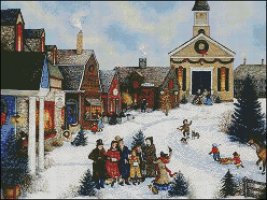 (image for) Christmas in the Village - Medium Large