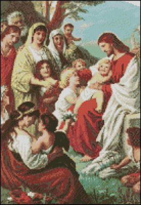 (image for) Jesus Blessing the Children