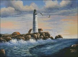 (image for) Lighthouse at Dusk - Extra Large