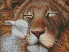 (image for) Lion and Lamb - Large