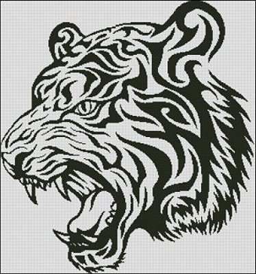(image for) Assisi Tiger Head - Medium Large